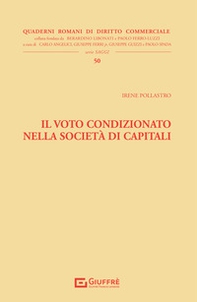 Il voto condizionato nella società di capitali - Librerie.coop