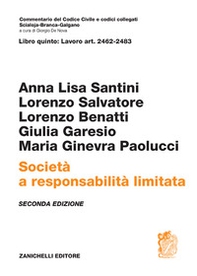 Libro quinto: Art. 2462-2483. Società a responsabilità limitata - Librerie.coop