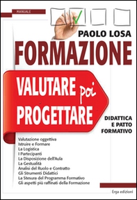 Formazione: valutare poi progettare. Didattica e patto formativo - Librerie.coop