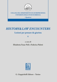 History & law encounters - Librerie.coop