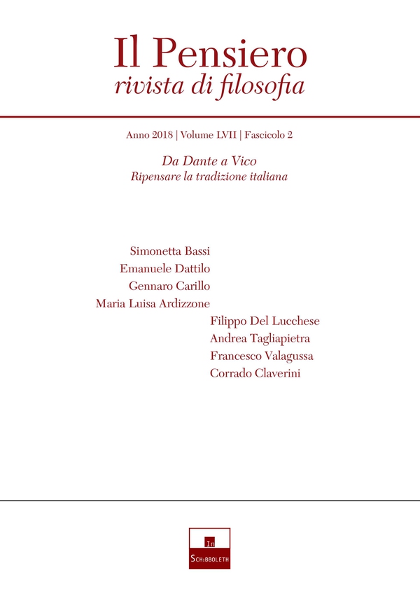 Da Dante a Vico. Ripensare la tradizione italiana (2018-2) - Librerie.coop Da Dante a Vico. Ripensare la tradizione italiana (2018-2) - Librerie.coop