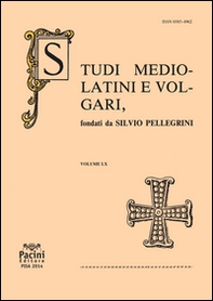 Studi mediolatini e volgari - Librerie.coop Studi mediolatini e volgari - Librerie.coop