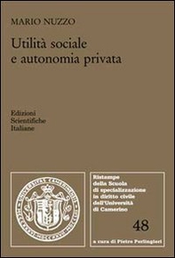 Utilità sociale e autonomia privata - Librerie.coop