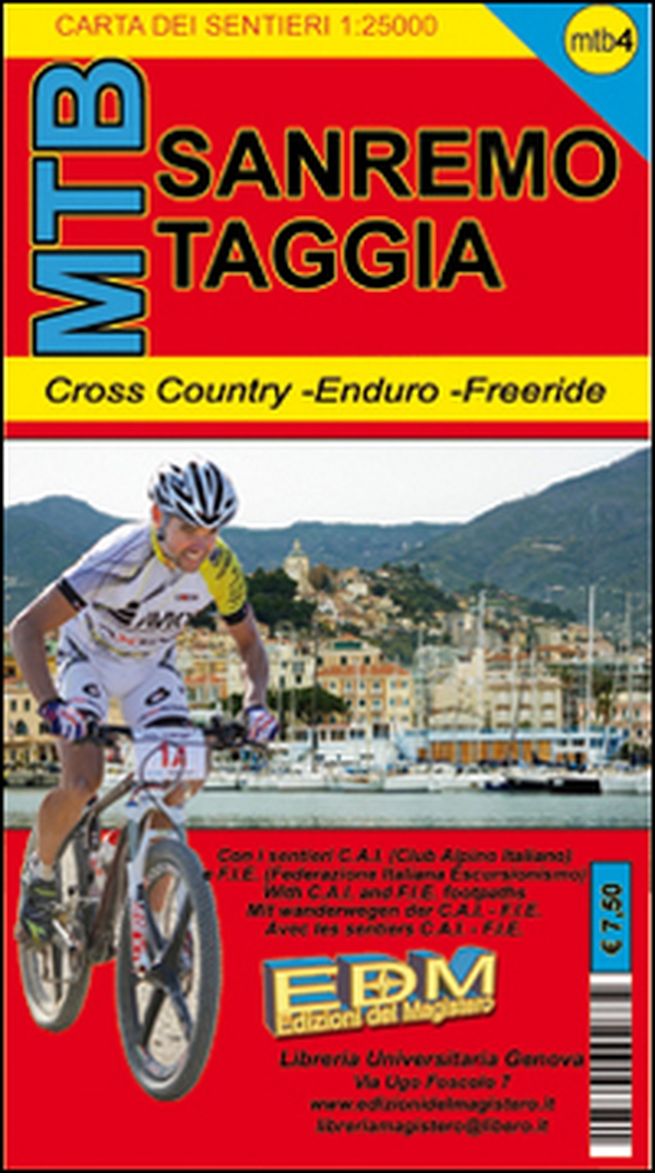 MTB-4 Sanremo. Carte dei sentieri di Liguria per mountain bike MTB VTT - Librerie.coop MTB-4 Sanremo. Carte dei sentieri di Liguria per mountain bike MTB VTT - Librerie.coop