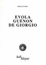 Evola, Guénon, De Giorgio - Librerie.coop