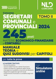 Concorso 245 segretari comunali e provinciali. Manuale teoria e quiz - Vol. 2 - Librerie.coop Concorso 245 segretari comunali e provinciali. Manuale teoria e quiz - Vol. 2 - Librerie.coop