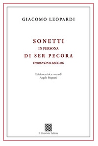 Sonetti in persona di ser Pecora fiorentino beccaio - Librerie.coop