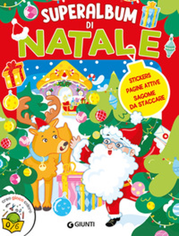 Superalbum di Natale. Stickers, pagine attive, sagome da staccare - Librerie.coop Superalbum di Natale. Stickers, pagine attive, sagome da staccare - Librerie.coop