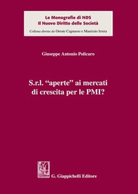 S.r.l. «aperte» ai mercati di crescita per le PMI? - Librerie.coop