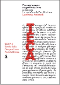 PAESAGGIO COME RAPPRESENTAZIONE seguito da Le metafore dell’architettura - Librerie.coop