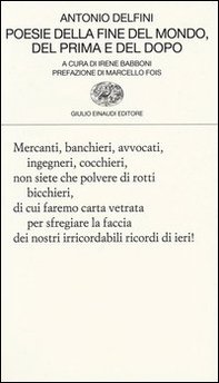Poesie della fine del mondo, del prima e del dopo - Librerie.coop Poesie della fine del mondo, del prima e del dopo - Librerie.coop
