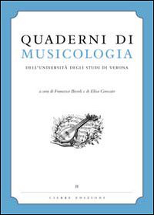 Quaderni di Musicologia dell'università degli studi di Verona - Librerie.coop Quaderni di Musicologia dell'università degli studi di Verona - Librerie.coop