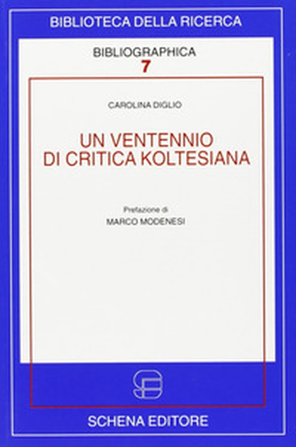 Un ventennio di critica koltesiana. Ediz. italiana e francese - Librerie.coop Un ventennio di critica koltesiana. Ediz. italiana e francese - Librerie.coop