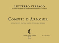 Compiti d'armonia fascicolo primo. Guida teorico. Pratica per lo studio dell'armonia - Librerie.coop Compiti d'armonia fascicolo primo. Guida teorico. Pratica per lo studio dell'armonia - Librerie.coop