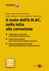 Il ruolo dell’A.N.AC. nella lotta alla corruzione - Librerie.coop