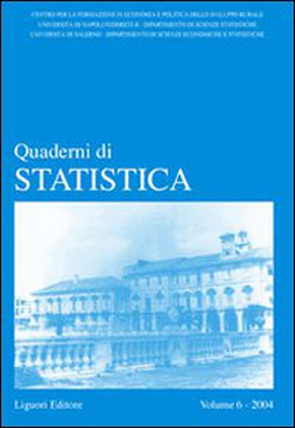 Quaderni di statistica - Librerie.coop Quaderni di statistica - Librerie.coop