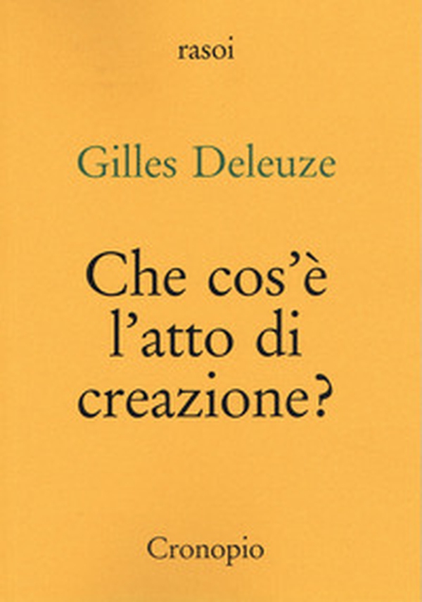 Che cos'è l'atto di creazione? - Librerie.coop