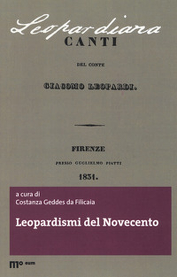 Leopardismi del Novecento - Librerie.coop Leopardismi del Novecento - Librerie.coop