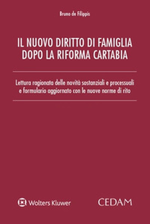 Nuovo diritto di famiglia dopo la riforma Cartabia. Lettura ragionata delle novità sostanziali e processuali e formulario aggiornato con le nuove norme di rito - Librerie.coop Nuovo diritto di famiglia dopo la riforma Cartabia. Lettura ragionata delle novità sostanziali e processuali e formulario aggiornato con le nuove norme di rito - Librerie.coop