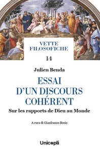 Essai d'un discours cohérent. Sur les rapports de Dieu au Monde - Librerie.coop
