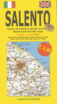 Salento. Carta stradale e guida turistica 1:150.000. Con cartina turistica del centro storico di Lecce. Ediz. italiana e inglese - Librerie.coop Salento. Carta stradale e guida turistica 1:150.000. Con cartina turistica del centro storico di Lecce. Ediz. italiana e inglese - Librerie.coop