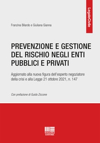 Prevenzione e gestione del rischio negli enti pubblici e privati - Librerie.coop