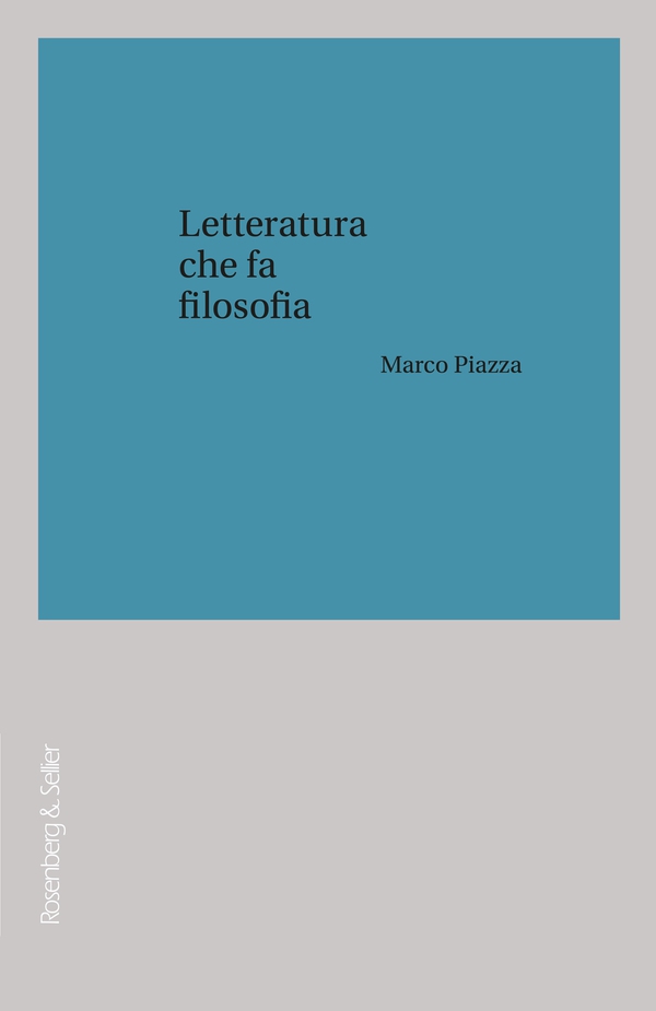 Letteratura che fa filosofia - Librerie.coop
