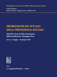 Problematiche attuali della previdenza sociale - e-Book - Librerie.coop