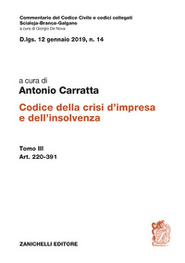 Codice della crisi d'impresa e dell'insolvenza - Vol. 3 - Librerie.coop
