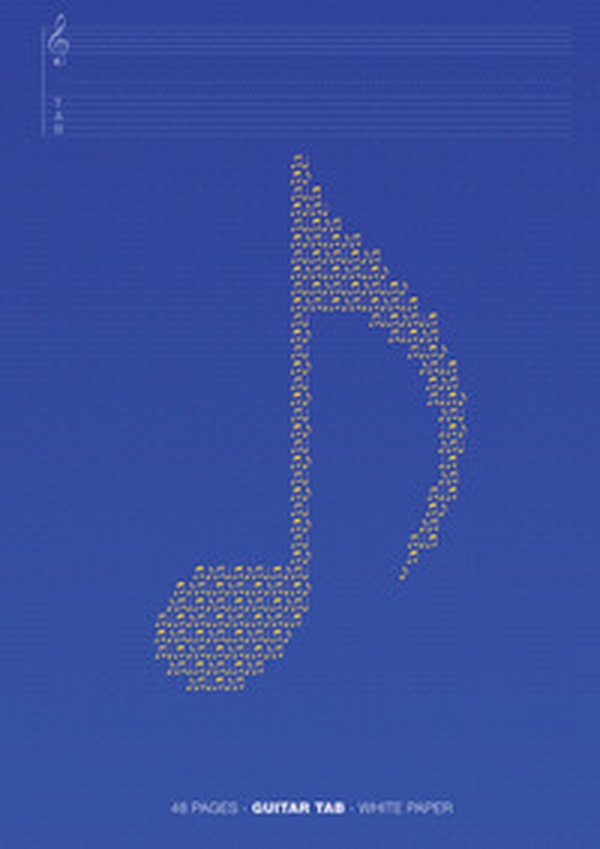 Quaderno di musica per chitarra (12 righi con TAB) - Librerie.coop Quaderno di musica per chitarra (12 righi con TAB) - Librerie.coop