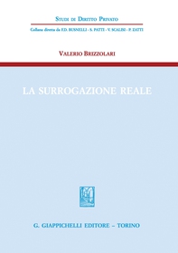 La surrogazione reale - Librerie.coop La surrogazione reale - Librerie.coop