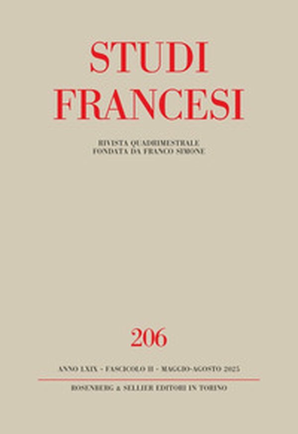 Studi francesi - Vol. 206 - Librerie.coop Studi francesi - Vol. 206 - Librerie.coop
