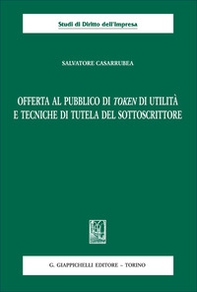 Offerta al pubblico di token di utilità e tecniche di tutela del sottoscrittore - Librerie.coop