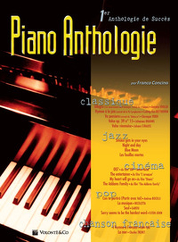 Piano anthologie. 1er anthologie de succès classique, jazz, cinéma, pop, chanson française - Librerie.coop Piano anthologie. 1er anthologie de succès classique, jazz, cinéma, pop, chanson française - Librerie.coop