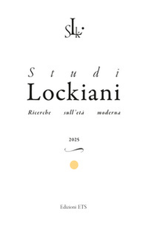 Studi lockiani. Ricerche sull'età moderna - Vol. 6 - Librerie.coop