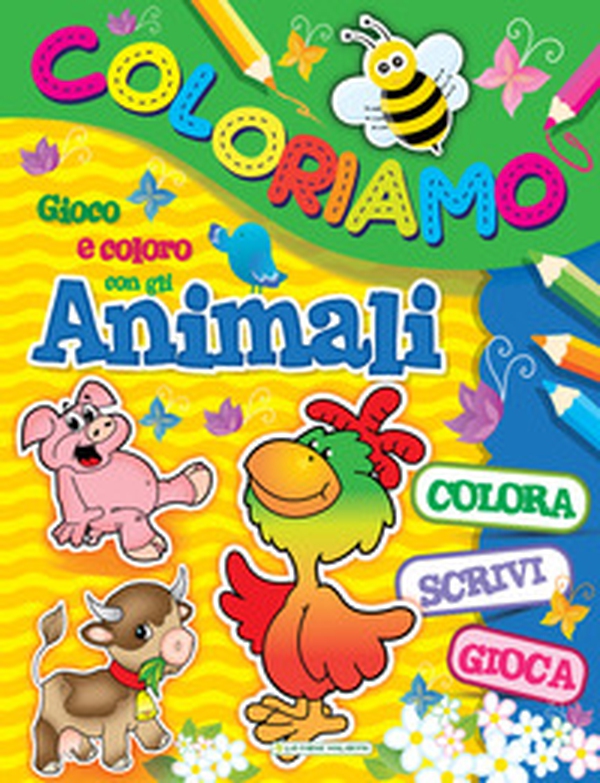 Coloriamo. Gioco e coloro con gli animali - Librerie.coop Coloriamo. Gioco e coloro con gli animali - Librerie.coop