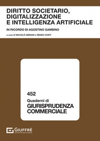 Diritto societario, digitalizzazione e intelligenza artificiale - Librerie.coop