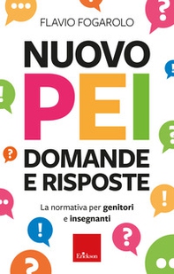 Nuovo PEI: domande e risposte. La normativa per genitori e insegnanti. Aggiornato D.M. 153/2023 - Librerie.coop