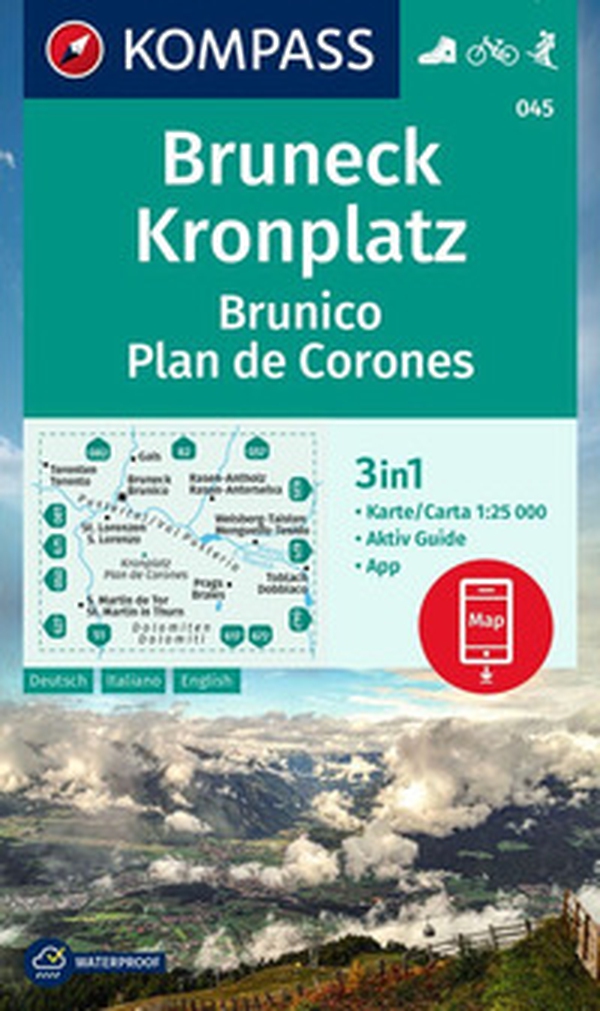 Carta escursionistica n. 045. Brunico, Plan de Corones - Librerie.coop Carta escursionistica n. 045. Brunico, Plan de Corones - Librerie.coop