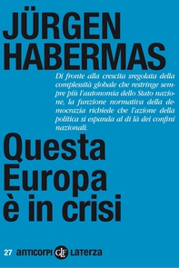 Questa Europa è in crisi - Librerie.coop
