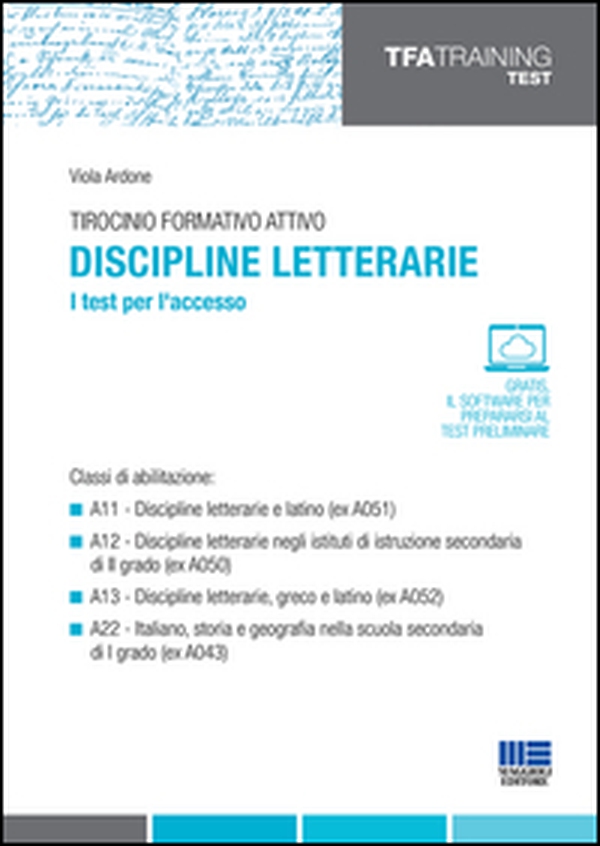 Tirocinio formativo attivo. Discipline letterarie. I test per l'accesso - Librerie.coop Tirocinio formativo attivo. Discipline letterarie. I test per l'accesso - Librerie.coop
