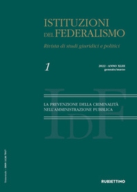 Istituzioni del federalismo. Rivista di studi giuridici e politici - Vol. 1 - Librerie.coop