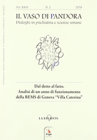 Il vaso di Pandora. Dialoghi in psichiatria e scienze umane - Vol. 26 - Librerie.coop