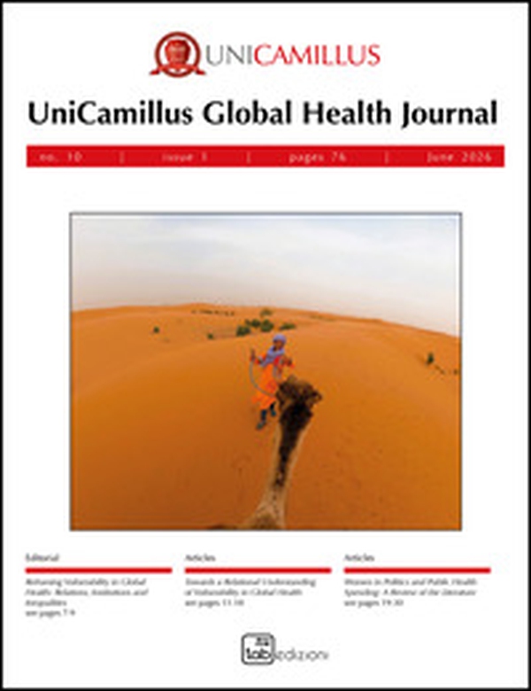 UGHJ. UniCamillus Global Health Journal - Vol. 10 - Librerie.coop
