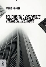 Religiosità e corporate financial decisions - Librerie.coop