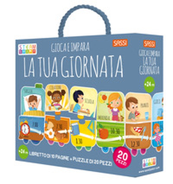 Gioca e impara. La tua giornata. Steam puzzle - Librerie.coop Gioca e impara. La tua giornata. Steam puzzle - Librerie.coop