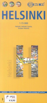 Helsinki. Map Borch 1:15.000 - Librerie.coop