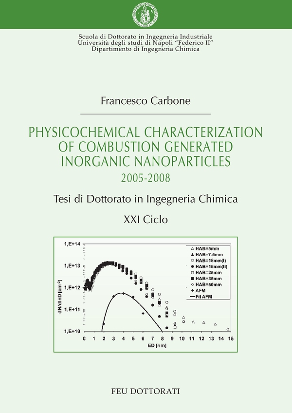 Physicochemical characterization of combustion generated inorganic nanoparticles - Librerie.coop Physicochemical characterization of combustion generated inorganic nanoparticles - Librerie.coop