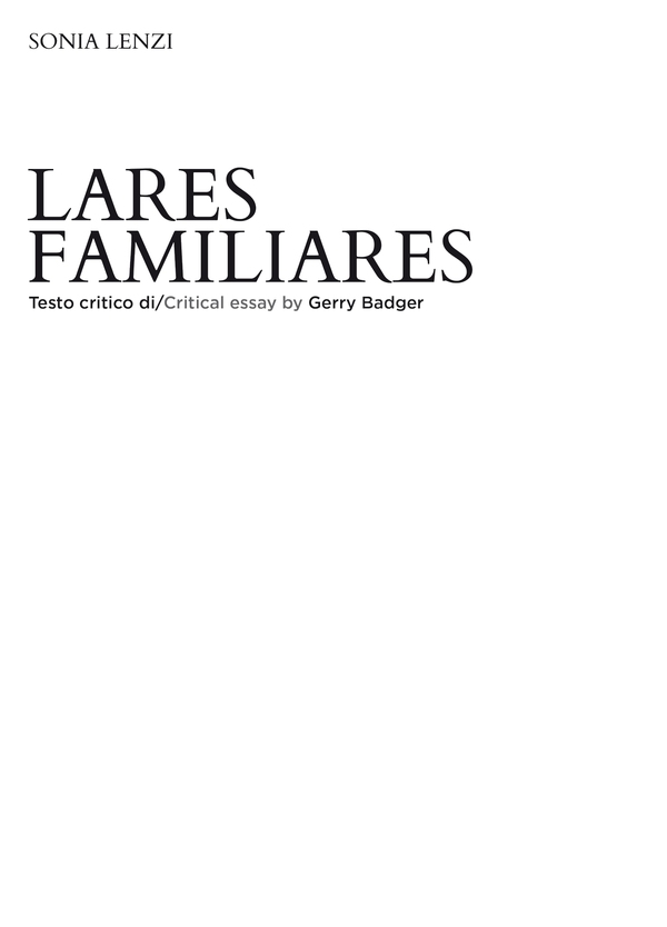 Lares Familiares - Librerie.coop Lares Familiares - Librerie.coop