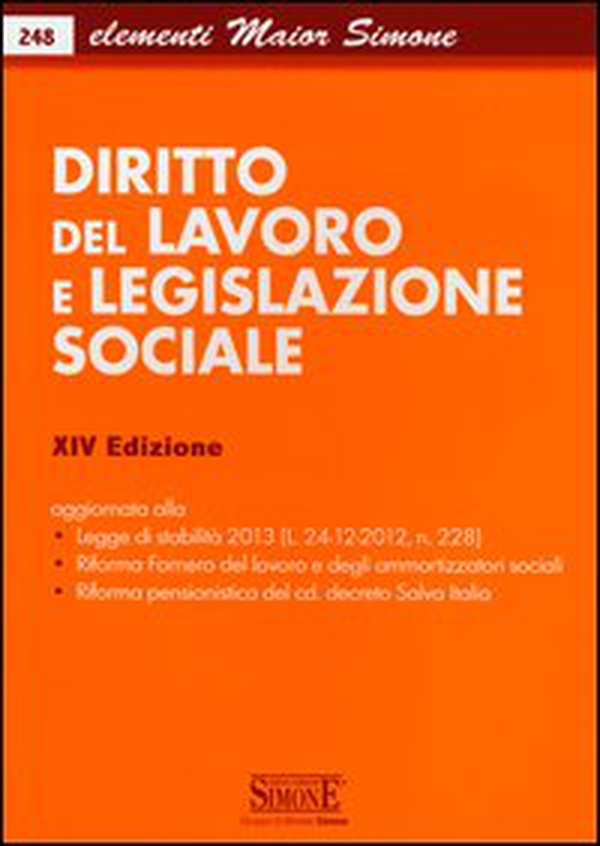 Diritto del lavoro e legislazione sociale - Librerie.coop Diritto del lavoro e legislazione sociale - Librerie.coop